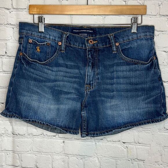 Ralph Lauren Sport Women’s Jean Shorts size 10 - Picture 1 of 5